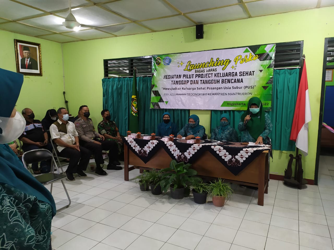 LAUNCHING “POSKO BAGAS WARAS PASANGAN USIA SUBUR (PUS)” KELURAHAN GEDONGKIWO