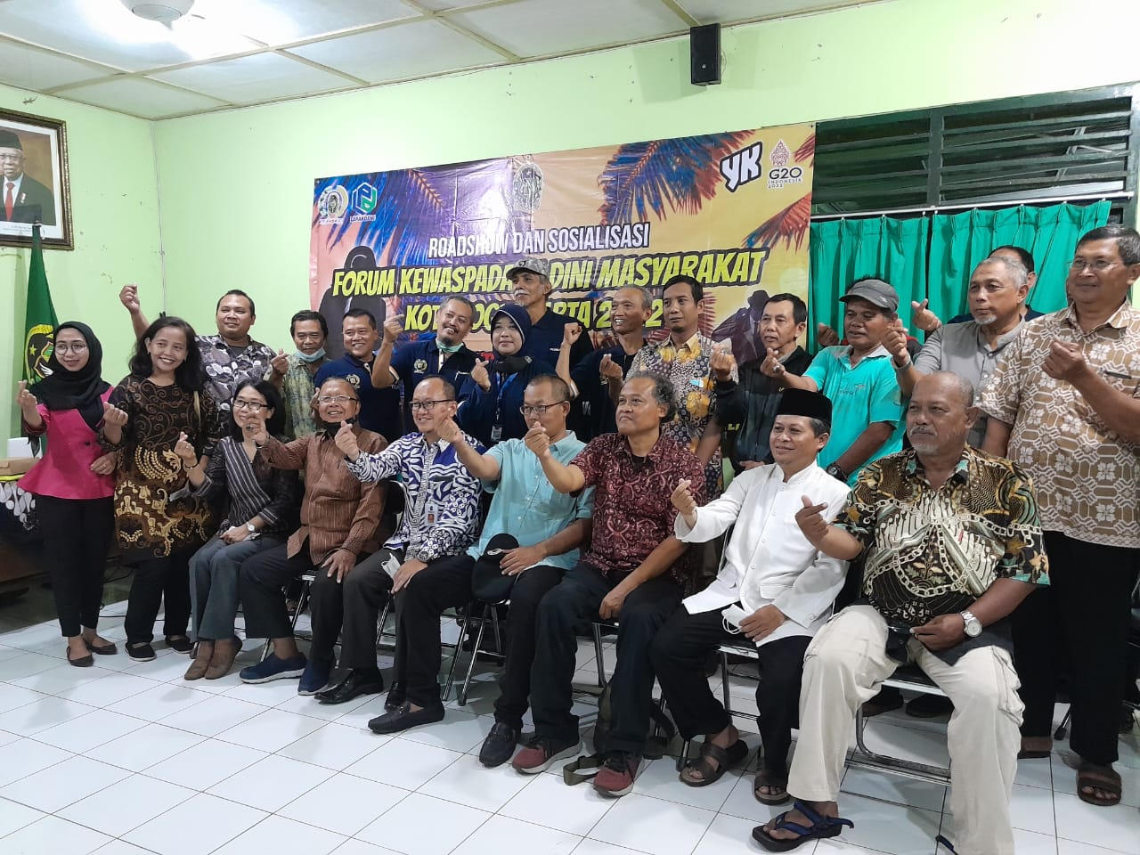 KELURAHAN GEDONGKIWO GELAR FORUM KEWASPADAAN DINI MASYARAKAT (FKDM)