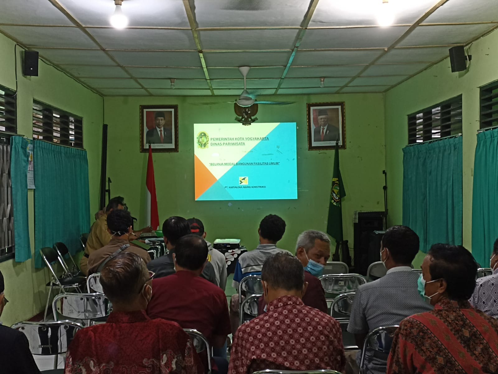 Sosialisasi Pembangunan Sarana dan Prasarana Fasilitas Kampung Wisata di Kelurahan Gedongkiwo