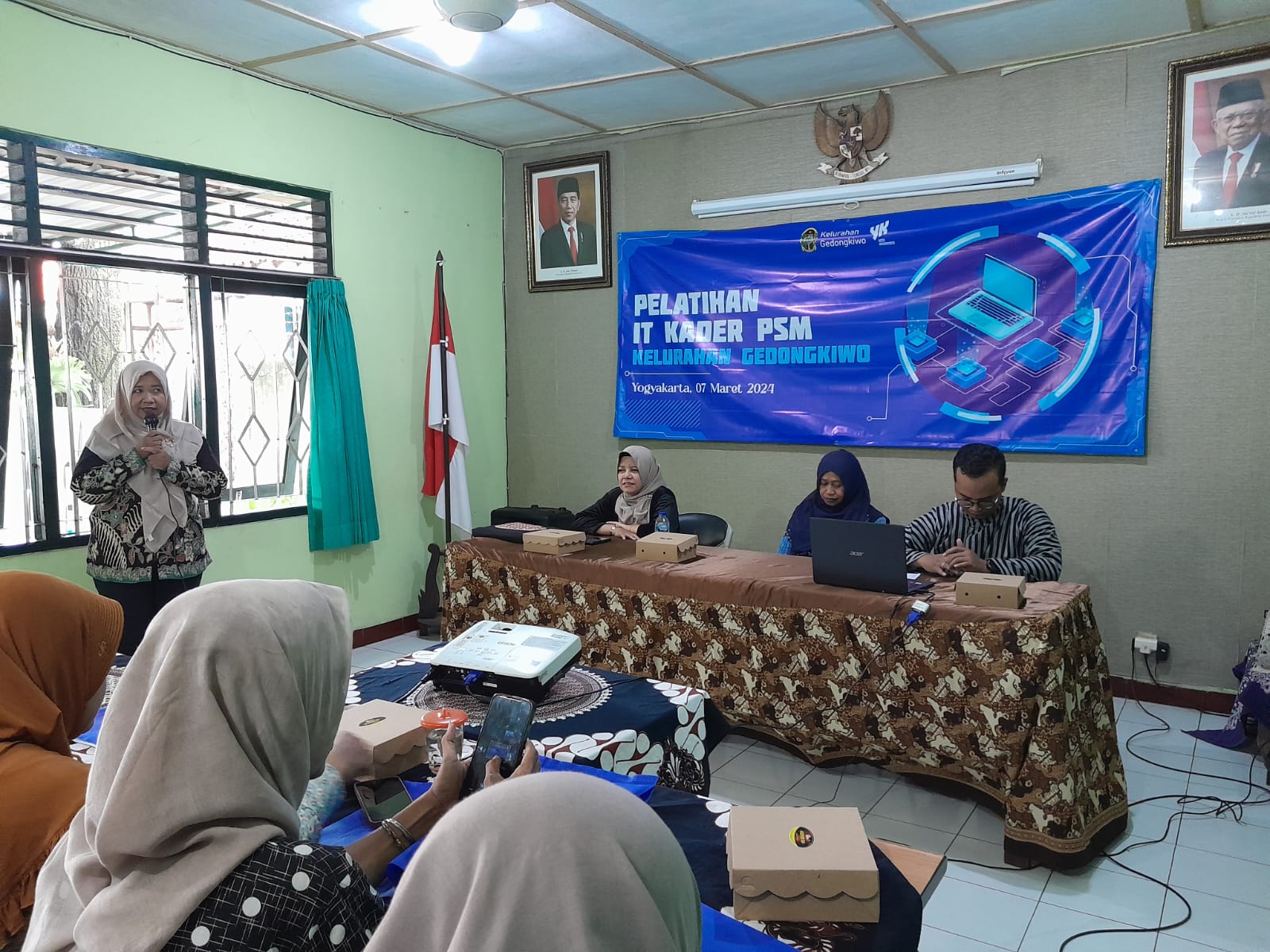 Kelurahan Gedongkiwo Menggelar Pelatihan IT bagi Kader IPSM
