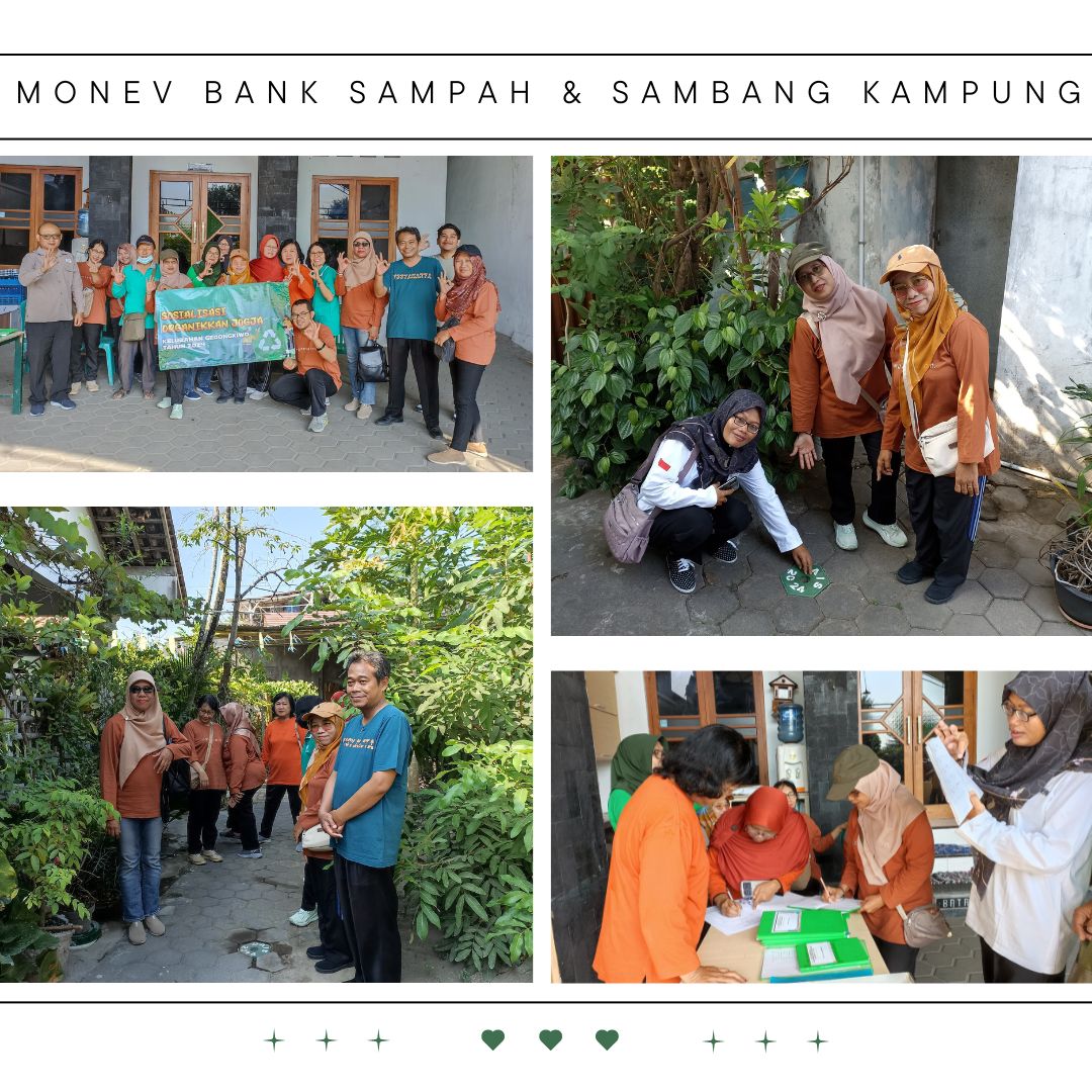 Monev Bank Sampah dan Sambang Kampung Kelurahan Gedongkiwo